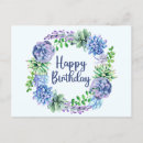 Search for exotic birthday cards Blue