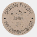 Search for love address stickers Rustic