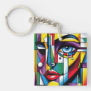 Search for femininity keychains Abstract
