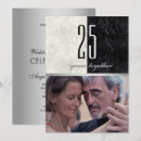 Search for 25 years wedding anniversary invitations Simple