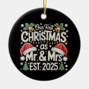 Search for funny couple ornaments Xmas