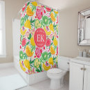 Search for citrus fruit shower curtains Watercolor