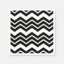Recherche de motif de chevron serviettes Noir et blanc