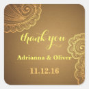 Search for paisley wedding stickers Gold