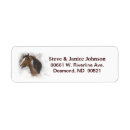 Search for horse head return address labels Equine