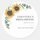Recherche de sunflower bridal shower stickers Rustique