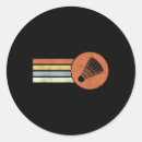 Recherche de volant de badminton autocollants Vintage