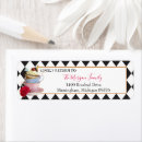 Search for tea cup return address labels Wonderland