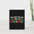 Search for attending cards Attendance