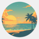 Search for retro tropical stickers Ocean