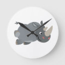 Recherche de rhinocéros horloges Blanc