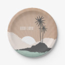 Search for beach wedding plates Hawaiian