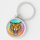 Search for roaring keychains Animal illustration