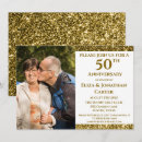 Search for surprise wedding anniversary invitations Glitter