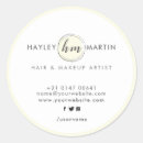Search for hair stylist logo stickers Elegant