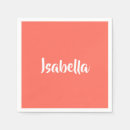 Recherche de corail serviettes Monogramme