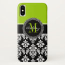 Search for lime green and black iphone cases Damask