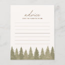 Search for baby shower words of wisdom advice cards Rustic