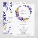 Search for violet bridal shower invitations Rustic