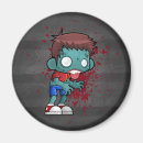 Search for scary creatures magnets Zombie