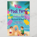Search for pool flyers Party