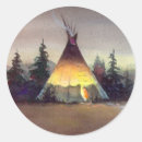 Search for native american stickers Tipi