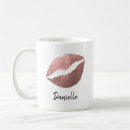 Search for gold lipstick mugs Kiss