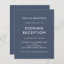 Search for evening reception invitations Minimalist