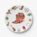 Search for western paper plates Cowboy birthday