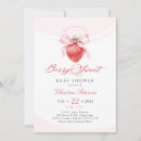 Search for pink strawberry invitations Minimal