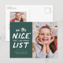 Search for naughty nice postcards Green
