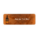 Search for cat lovers return address labels Halloween