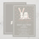 Search for spring bunny baby shower invitations Modern