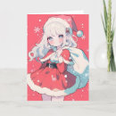 Search for kawaii christmas cards Anime