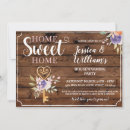 Search for home sweet home invitations Wood
