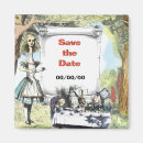 Search for alice in wonderland save date invitations Mad hatter