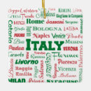 Recherche de drapeau italiens ornements Noël italien