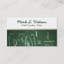Search for math teacher business cards Teachers