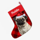 Search for pug christmas stockings Pets
