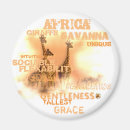 Recherche de savane magnets Girafe