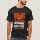 Search for structural engineering tshirts Building