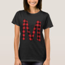Search for letter m tshirts Red