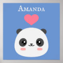 Search for panda face posters Kawaii