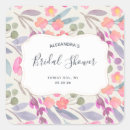 Recherche de aquarelles pastel autocollants Élégant floral moderne