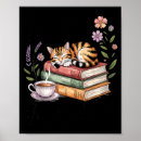Search for cat reading posters Lover