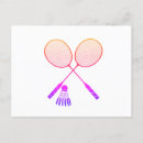 Search for badminton rackets postcards Racquet