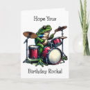 Search for guitar player birthday cards Cartoon
