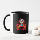 Search for evil face mugs Clown