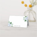 Search for blue hydrangeas place cards For her