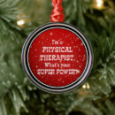 Search for physical therapist ornaments Super power